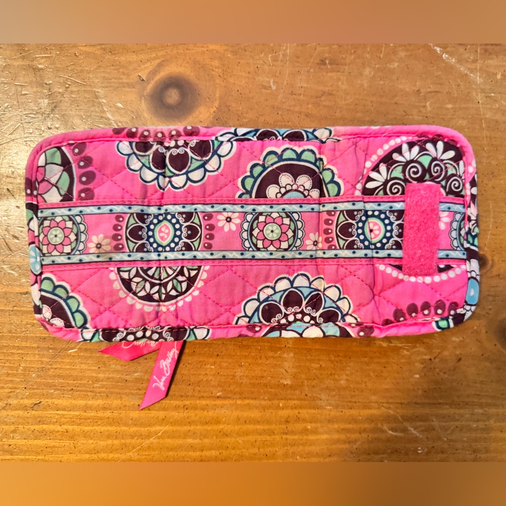 Vera Bradley Pink and Blue Quilted Wallet